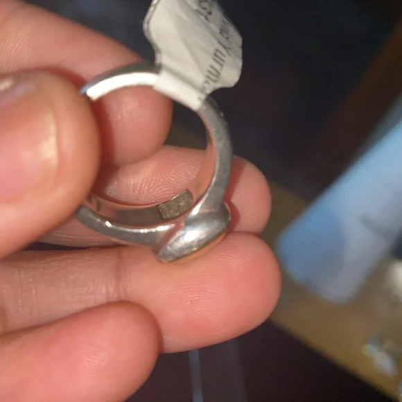 Authentic David Yurman 18k Gold & Sterling Silver Diamond Ring Rings